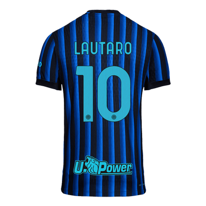 Tricouri Fotbal Inter Milano LAUTARO #10 Acasă 2025/26 Authentic