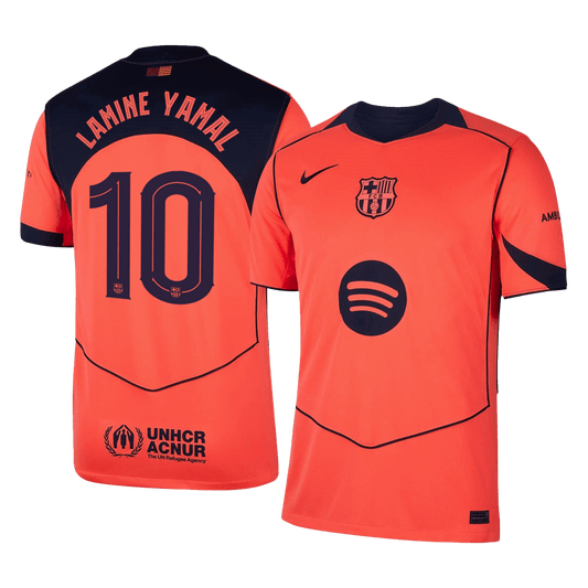 Tricouri Fotbal Barcelona LAMINE YAMAL #10 Treilea 2025/26 - UCL