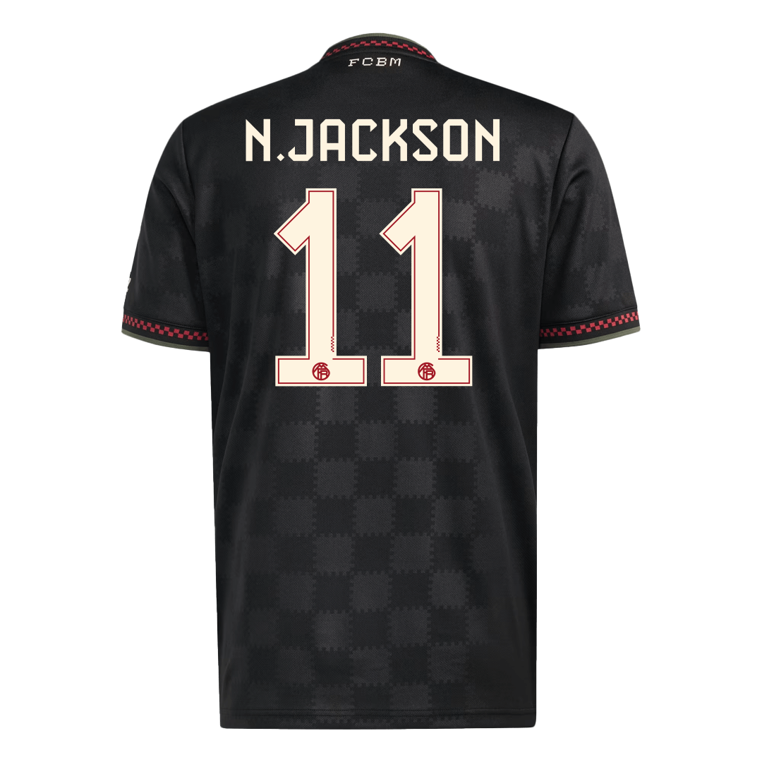 Tricouri Fotbal Bayern Munchen N.JACKSON #11 Treilea 2025/26