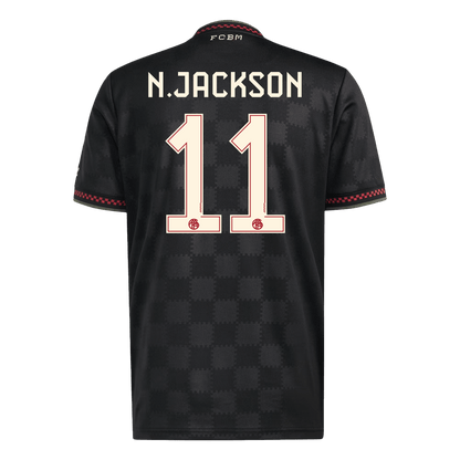Tricouri Fotbal Bayern Munchen N.JACKSON #11 Treilea 2025/26