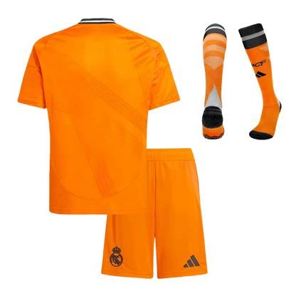 Set Tricouri Fotbal Real Madrid Deplasare 2024/25 Pentru Copii