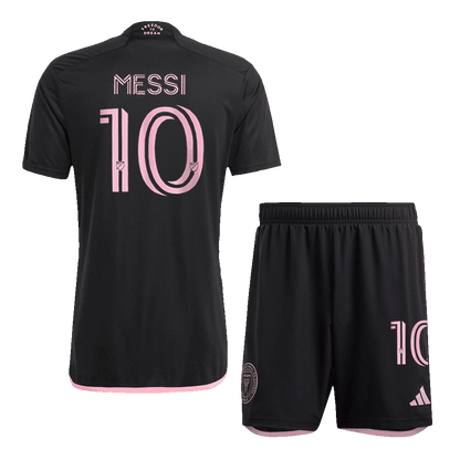 Set Tricouri Fotbal Inter Miami CF MESSI #10 Deplasare 2023 (mărime mare)