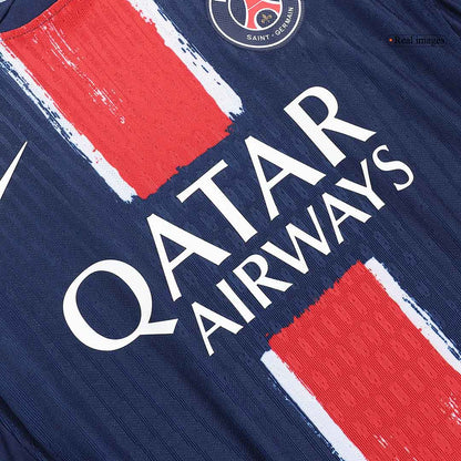 Tricouri Fotbal PSG CHAMPIONS #25 Acasă 2024/25 Authentic - CHAMPIONS OF EUROPE