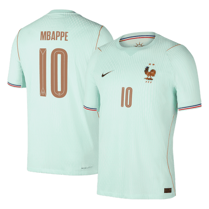 Tricouri Fotbal Franța MBAPPE #10 Deplasare Cupa Mondială 2026 Authentic