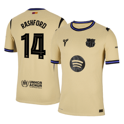 Tricouri Fotbal Barcelona RASHFORD #14 Deplasare 2025/26 Authentic - UCL