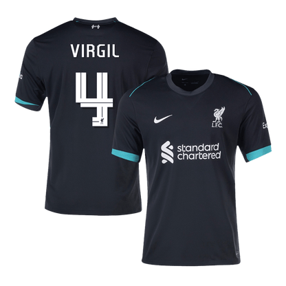 Tricouri Fotbal Liverpool VIRGIL #4 Deplasare 2024/25 - UCL (mărime mare)