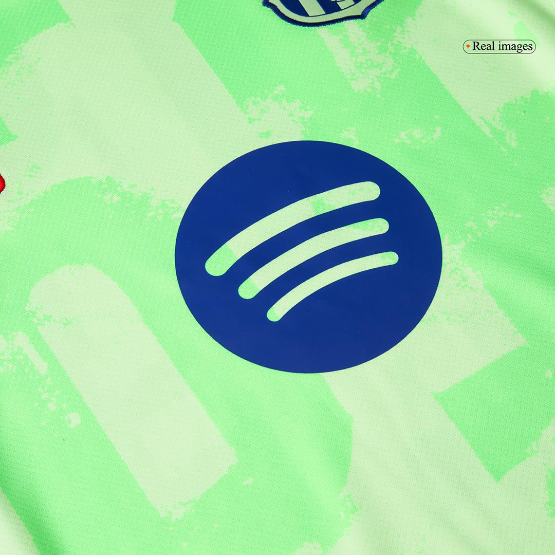 Tricouri Fotbal Barcelona Treilea 2024/25 (Spotify Logo Without Text) - Super (mărime mare)