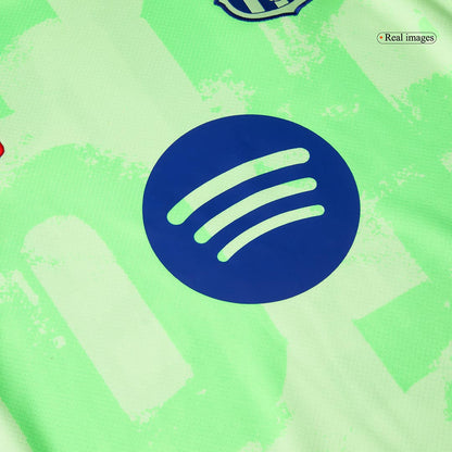 Tricouri Fotbal Barcelona Treilea 2024/25 (Spotify Logo Without Text) - Super (mărime mare)
